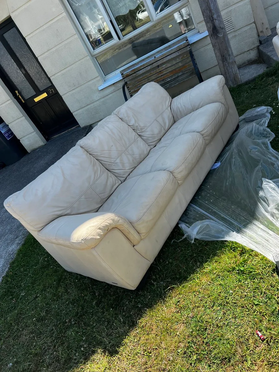 Leather couch