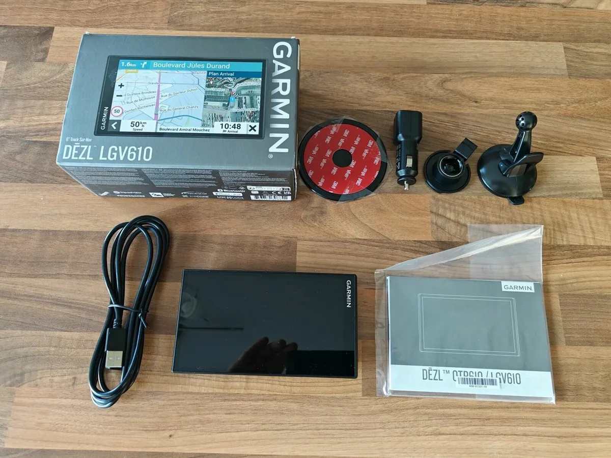 Garmin LGV 610 HGV sat nav - Eircodes - Europe map - Image 1
