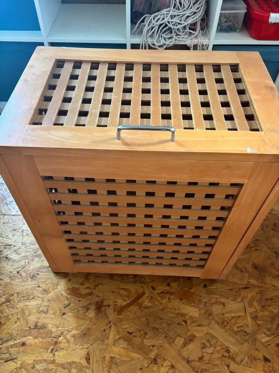 Free to a good home laundry basket on wheels - Image 1