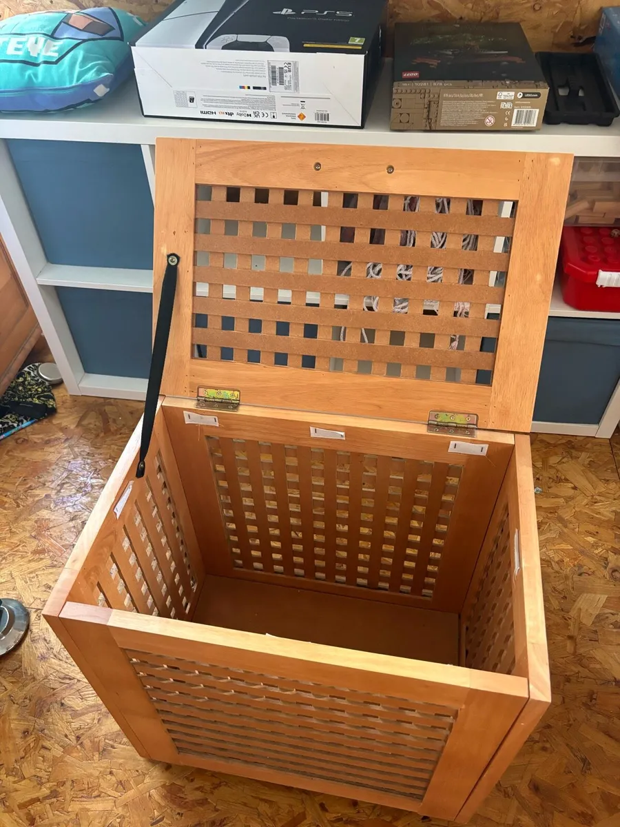 Free to a good home laundry basket on wheels - Image 2