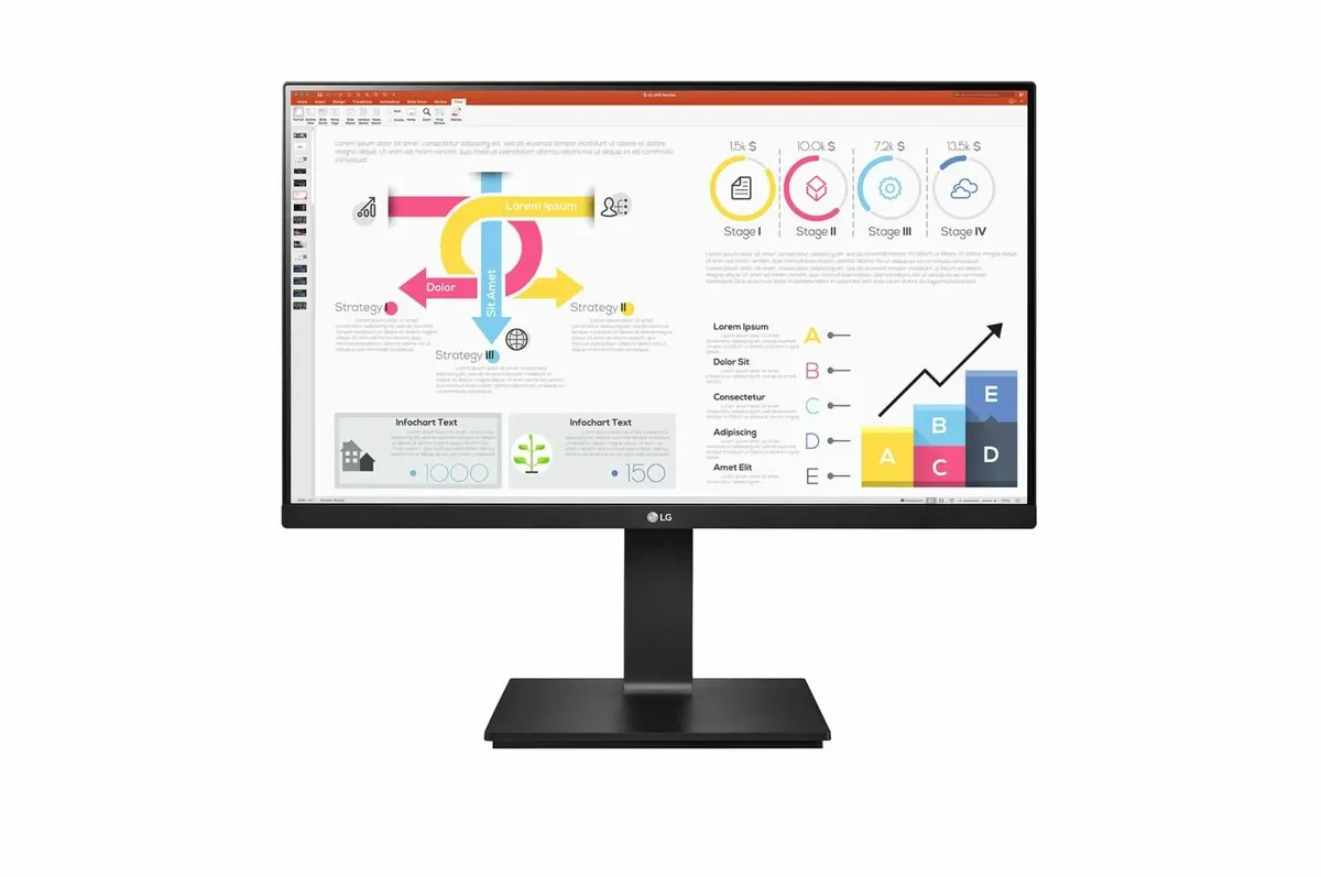 Monitor - LG 24QP750 QHD IPS USB-C Monitor - Image 1