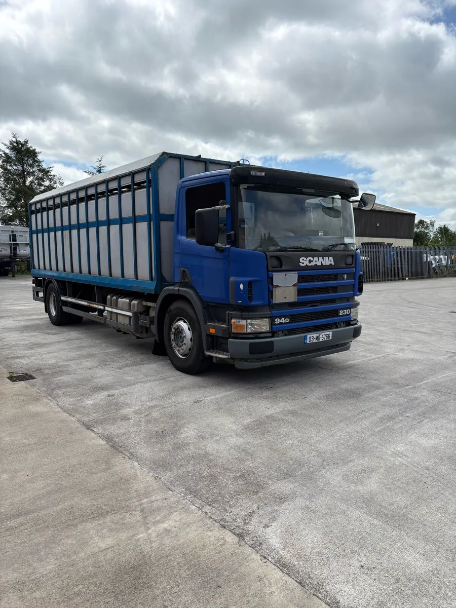 Scania P94 230 cattle livestock lorry low km - Image 2