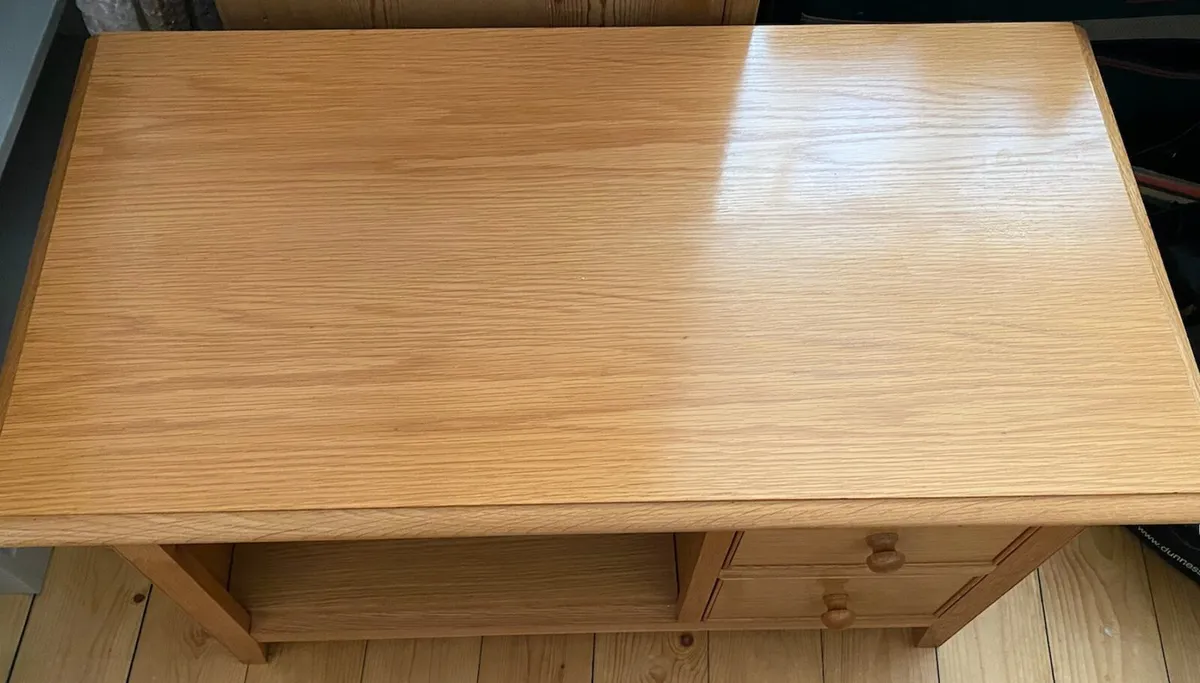 Oak TV Cabinet - Image 1