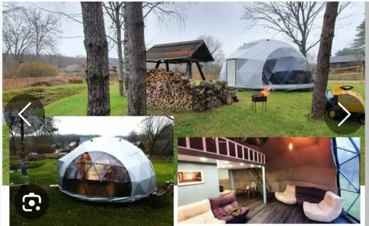 Luxury 5m(16.4ft) durable Dome glamping igloo - Image 1