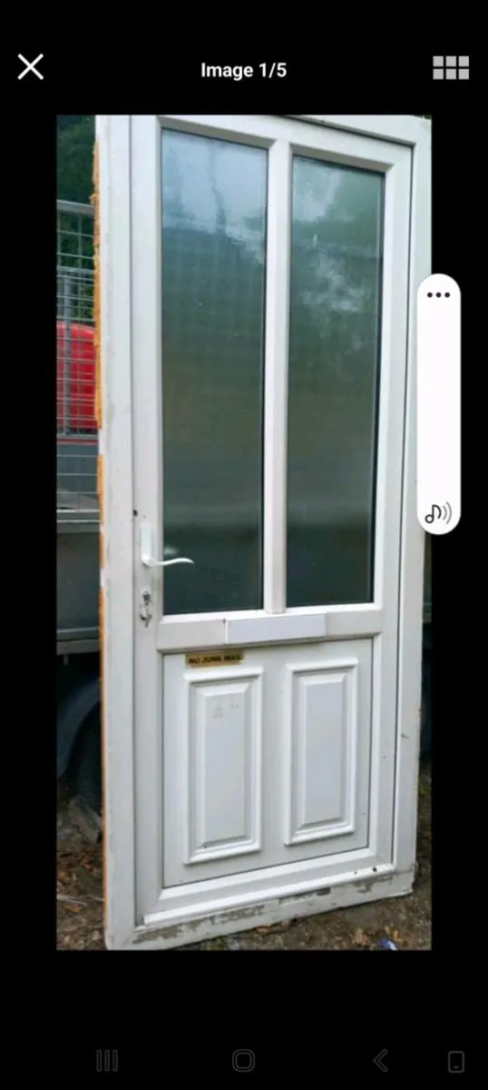 White pvc door perfect condition - Image 1