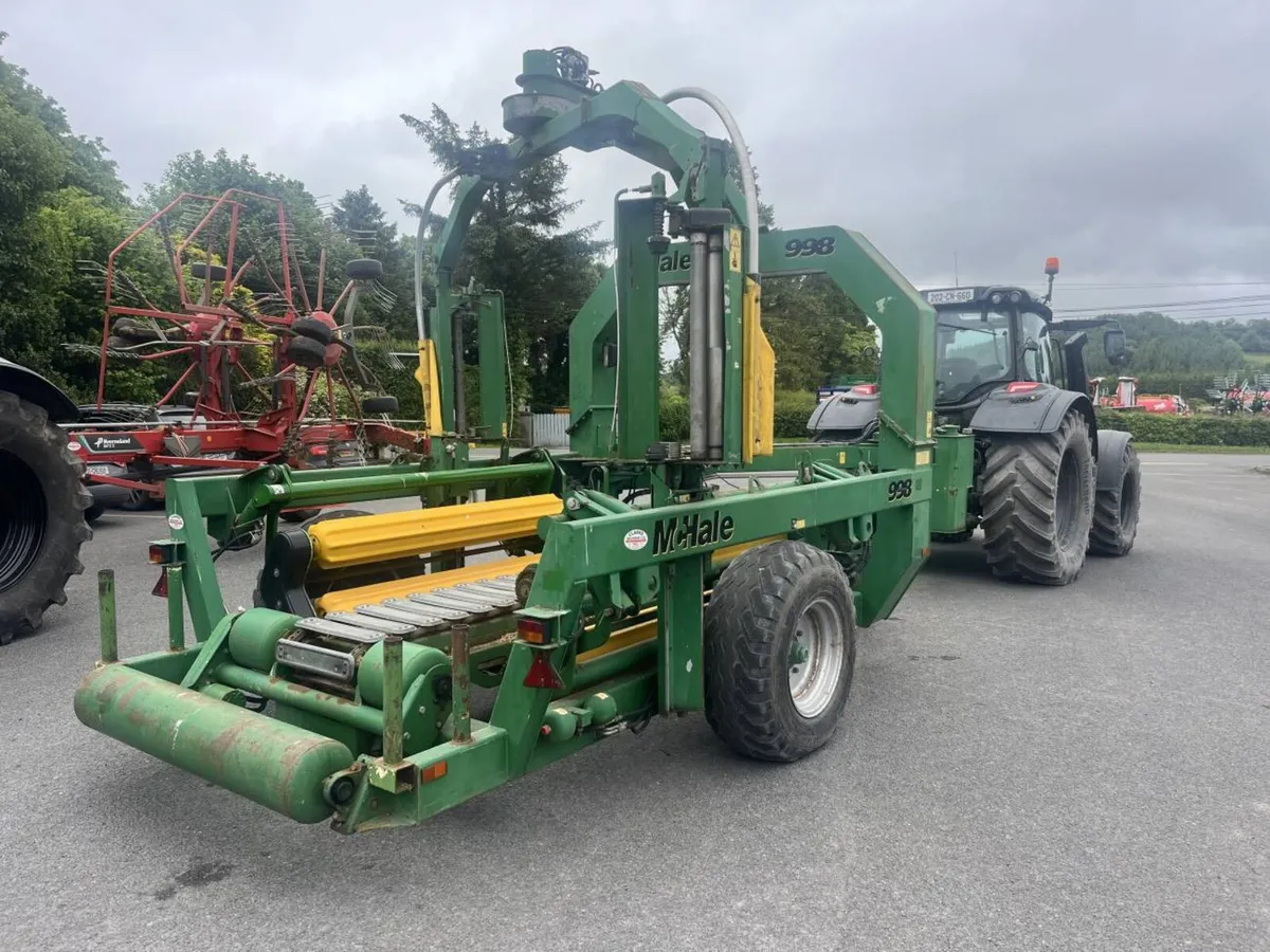McHale 998 Trailed Square Bale Wrapper - Image 1