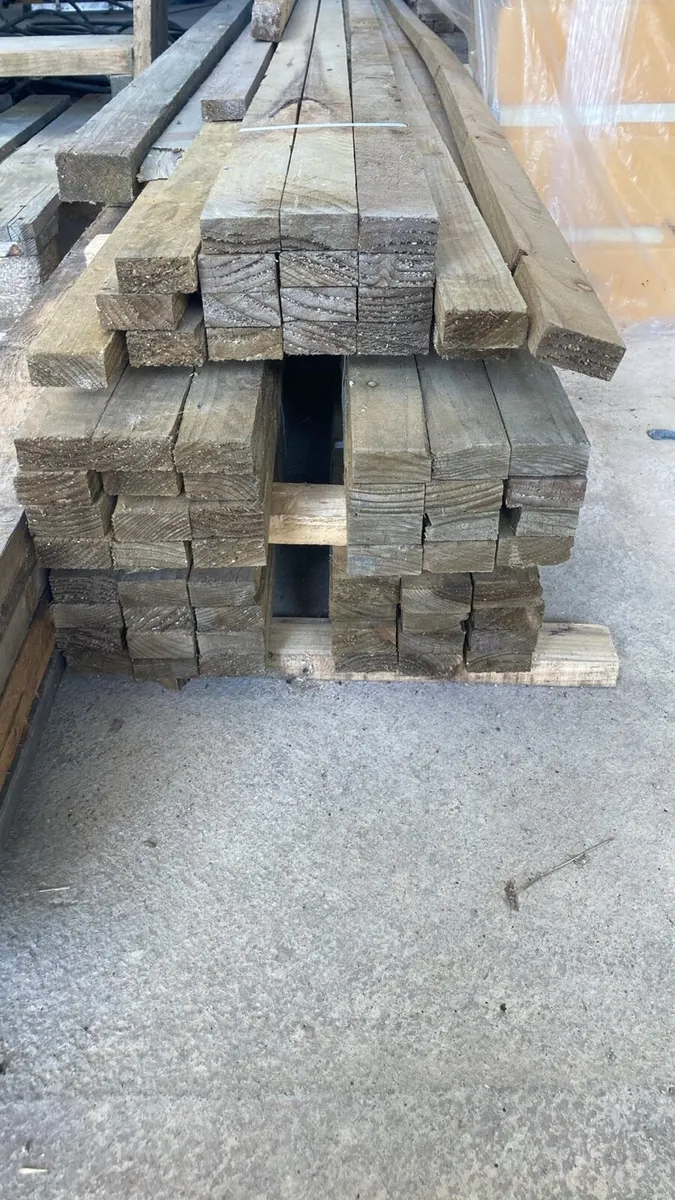 Timber battens 2x1 50mm 22mm treated - 300 metres - Image 1