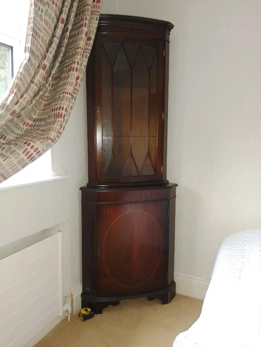 Beautiful China Corner Cabinet - Image 1