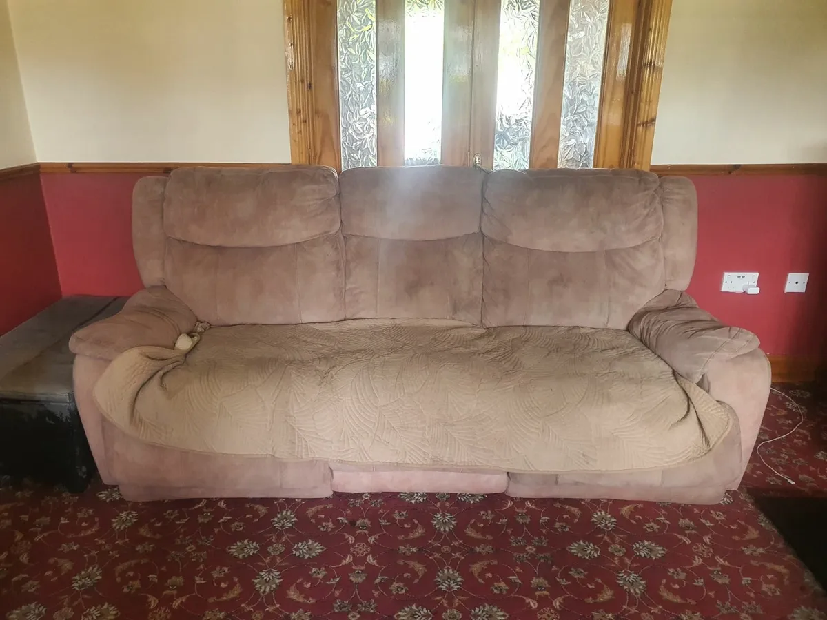 3 + 3 seater recliner sofa - Image 1