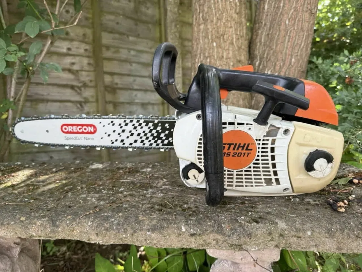 Stihl MS201t Petrol Top Handle Chainsaw - Image 1