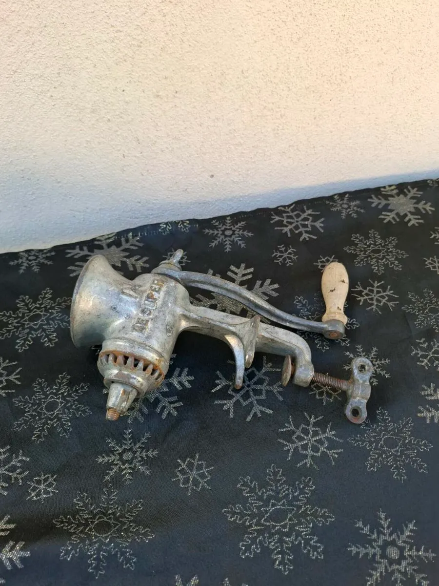 Vintage meat grinder postage possible