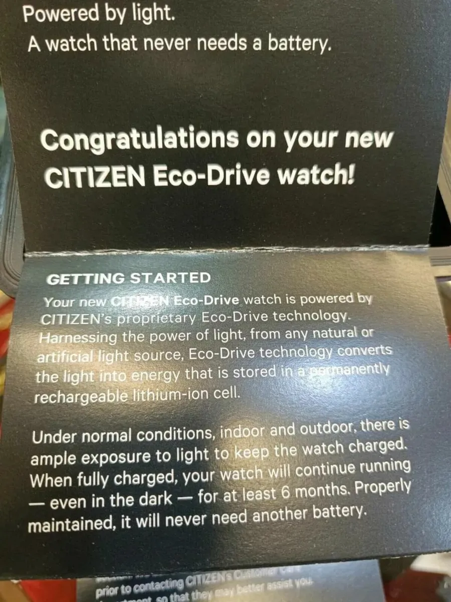 Citizen Eco-Drive Altimeter Watch with Box - Image 2