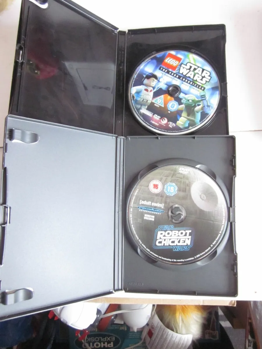 Star Wars Lego DVD's X6 - Image 3