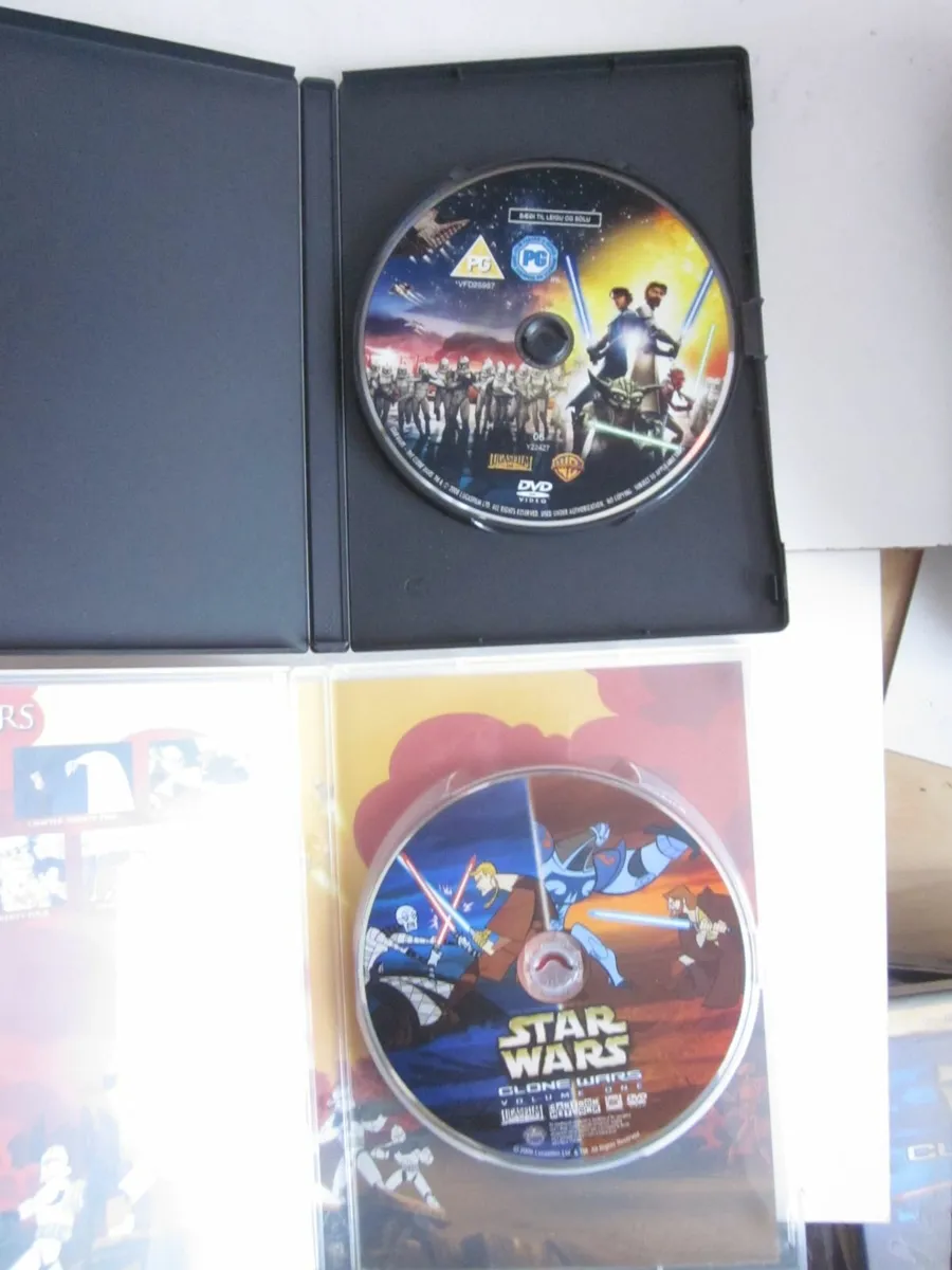 Star Wars Lego DVD's X6 - Image 3