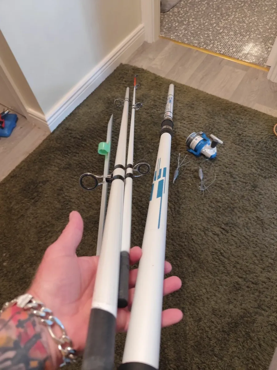 Fishing Rod and reel,,,and some gear - Image 1