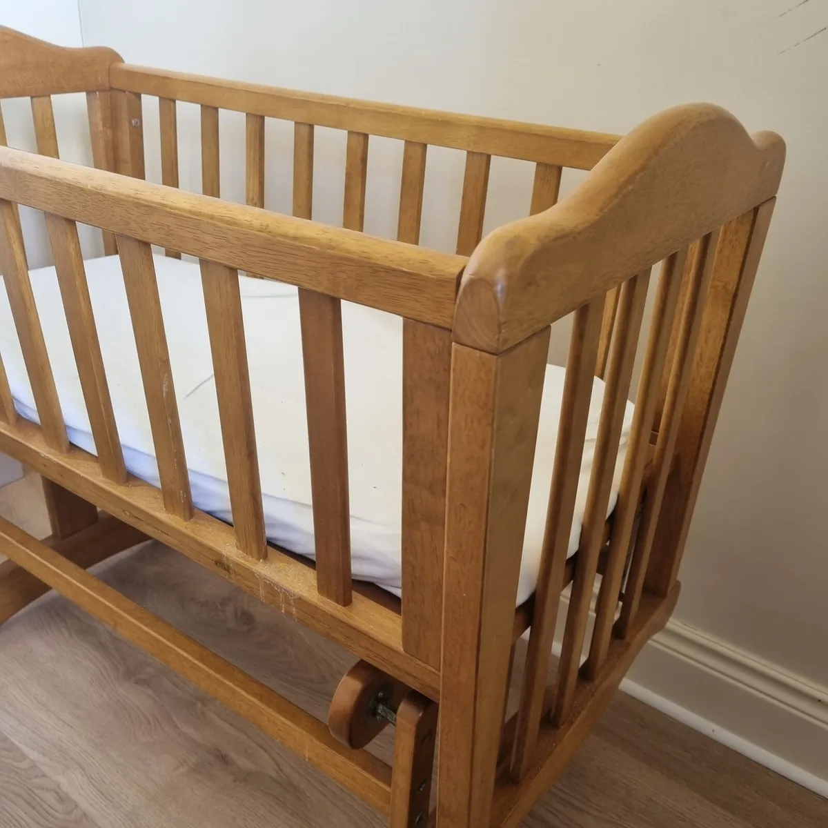 Wooden Rocking Crib - Image 2