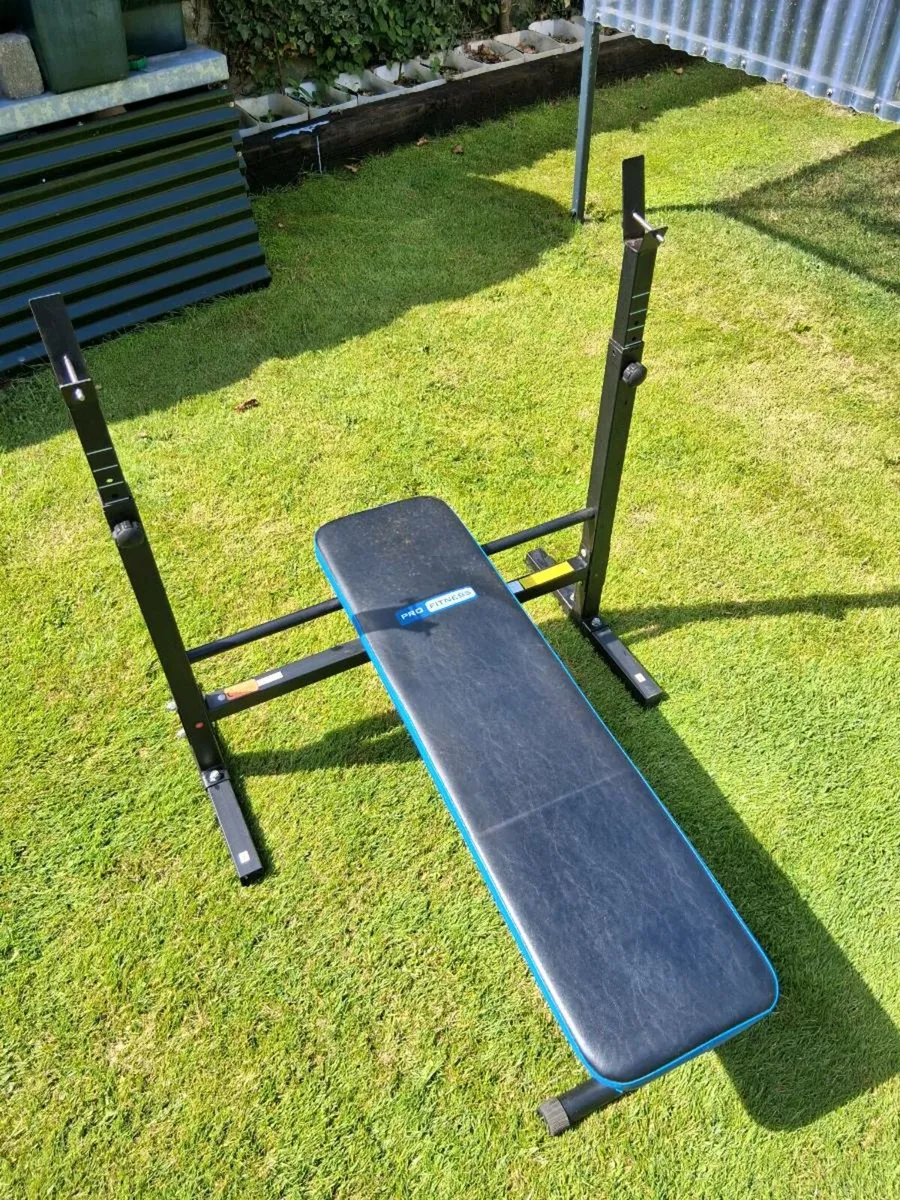 Workout bench and weights - Image 3
