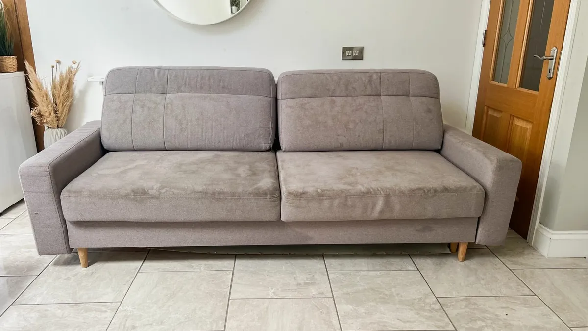 3-Seater Sofa Bed – Used - Image 1
