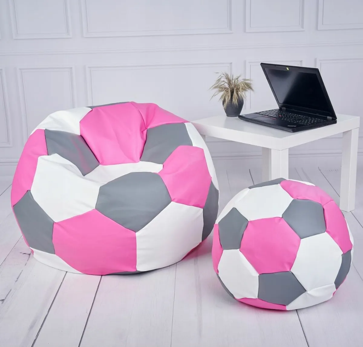 Bean Bag Poufee Football Chair Cushion Seat - Image 1