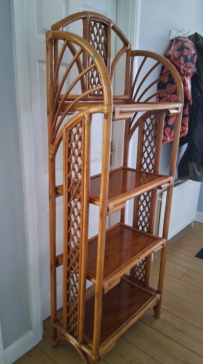 Wicker Book shelf stand - Image 1
