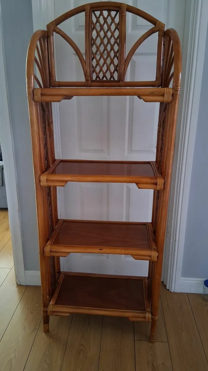 Wicker Book shelf stand - Image 2