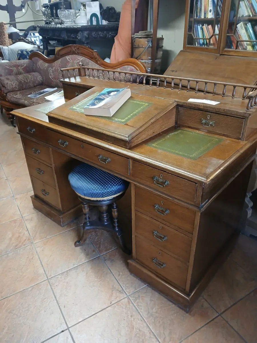 antique writing desk - Image 1