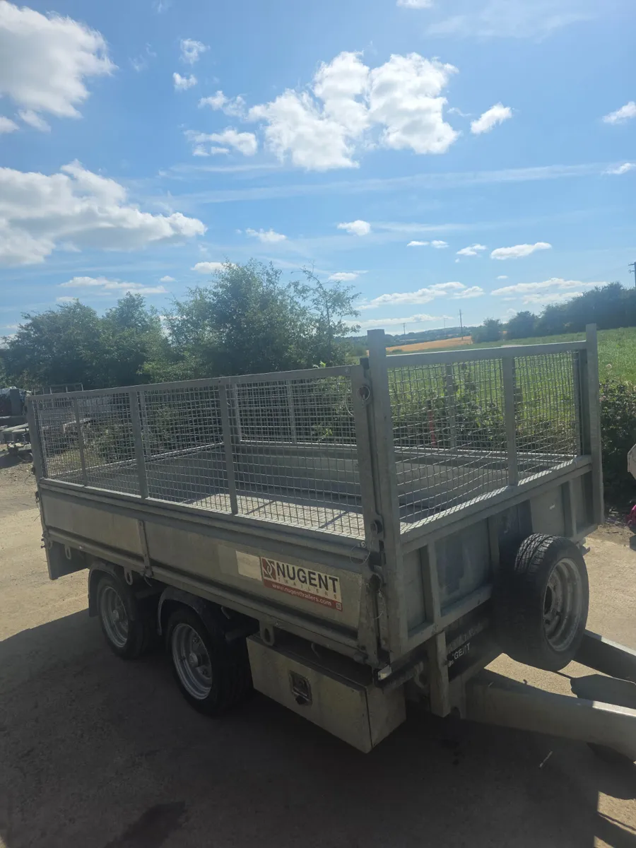 10x5 nugget dropside trailer with mesh kit - Image 2