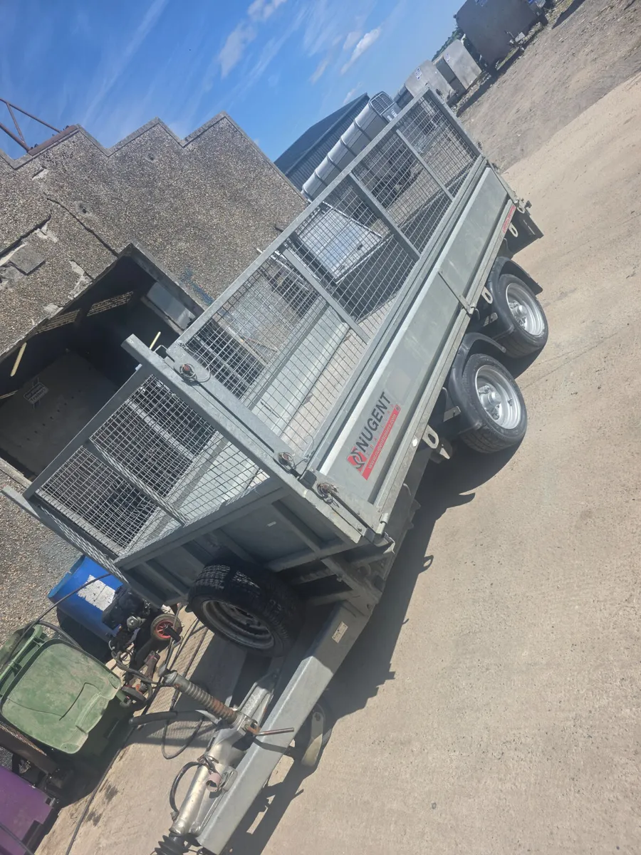 10x5 nugget dropside trailer with mesh kit - Image 1