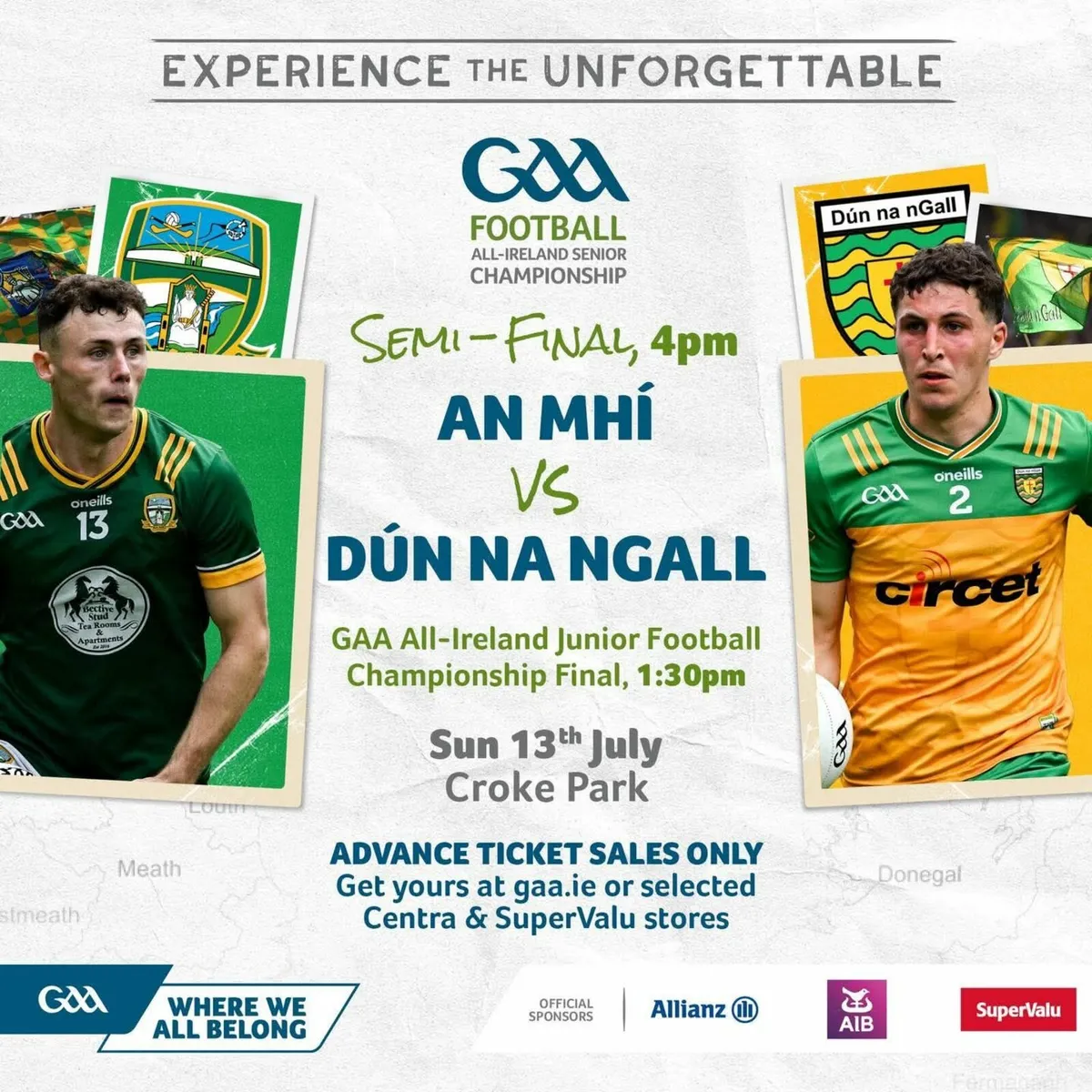 Meath v Donegal Tickets