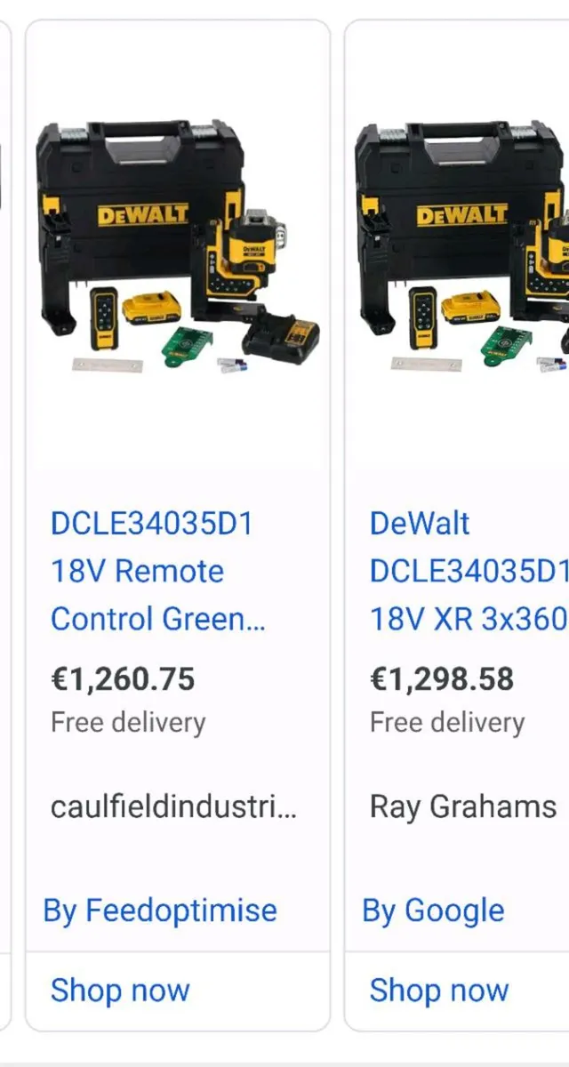 Top of the Line DeWalt 18v Remote Control Laser - Image 4
