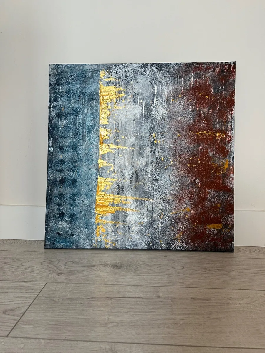 Textured abstract painting - Image 1