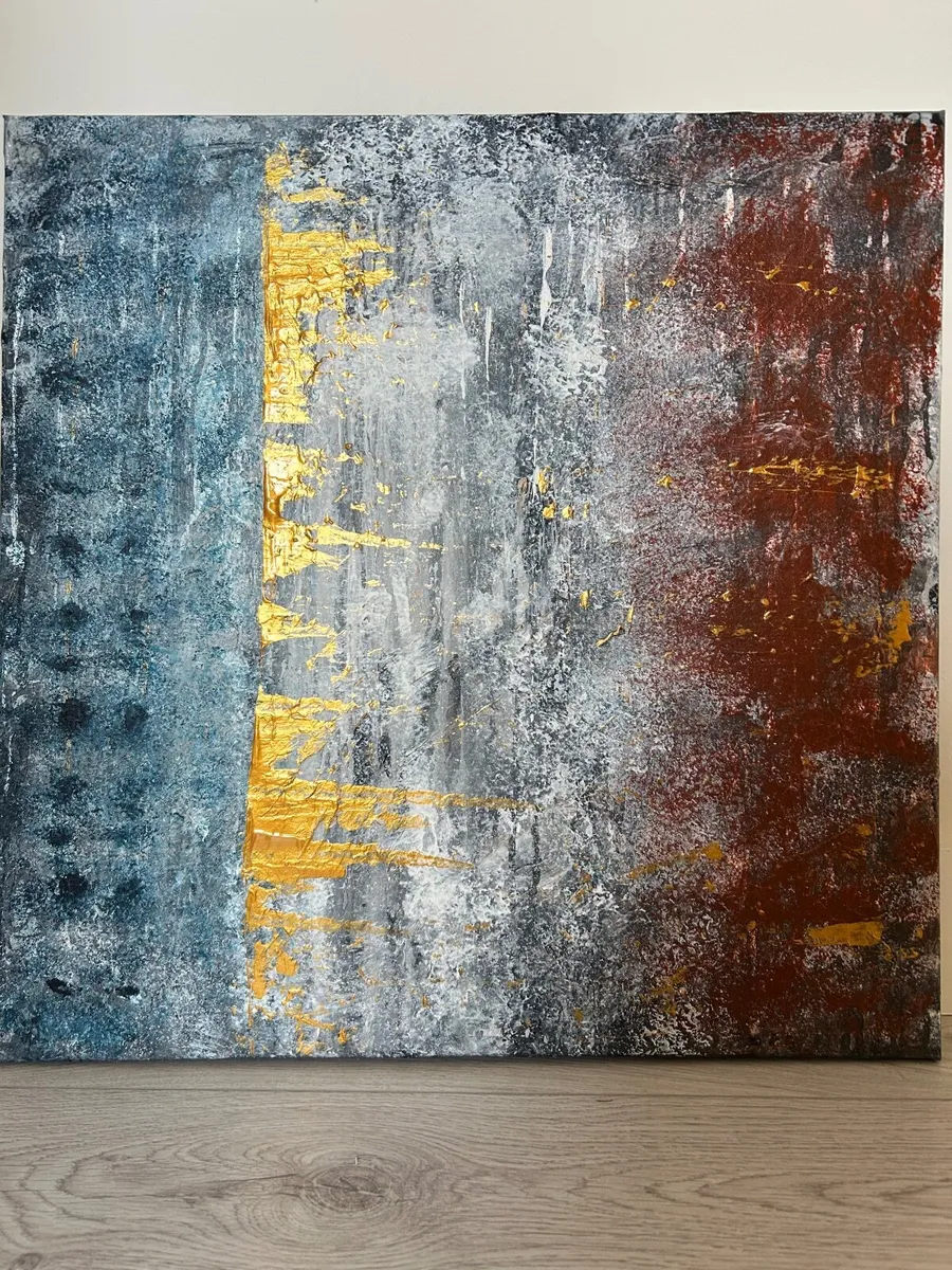 Textured abstract painting - Image 3