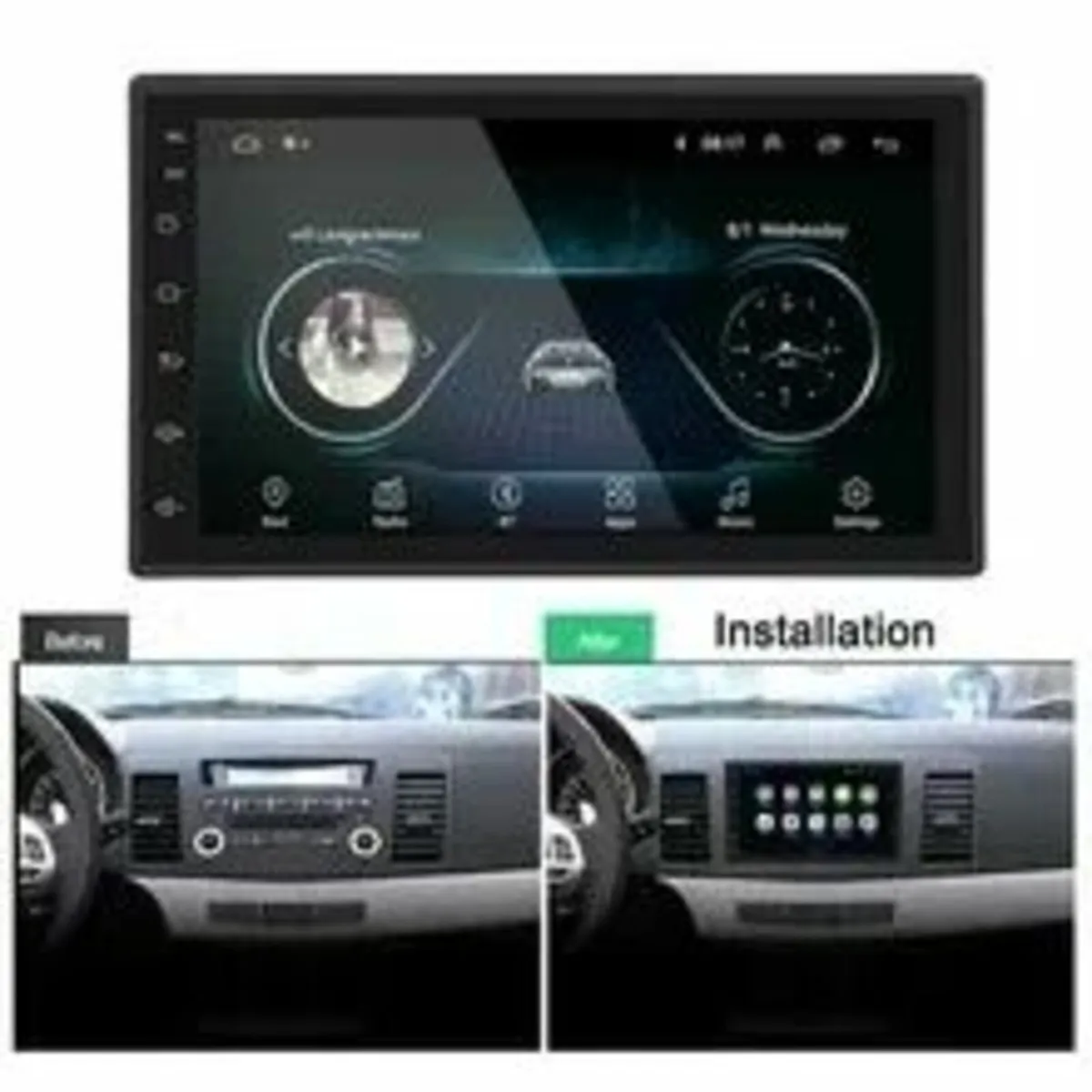 Car Stereo Radio 7-Inch Android Touchscreen Unit - Image 3