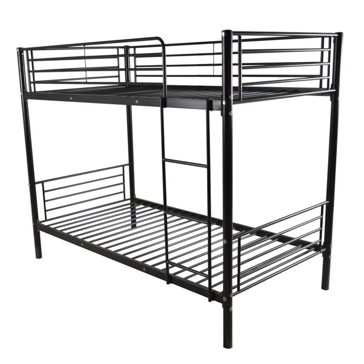 Metal Single Bunk Bed Frame- Black - Free Delivery - Image 3