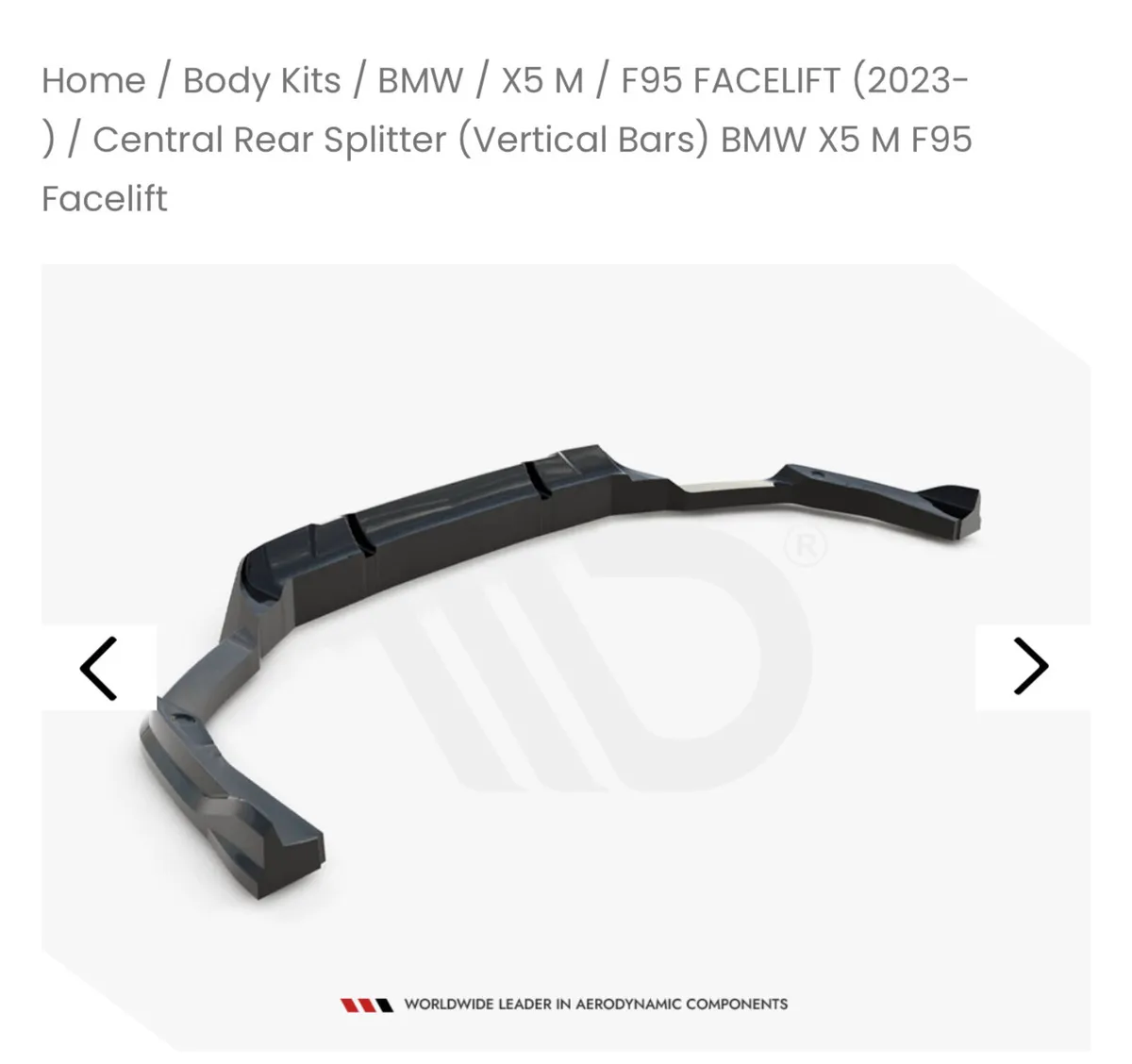 Body Kit BMW X5 M F95 Facelift - Image 2