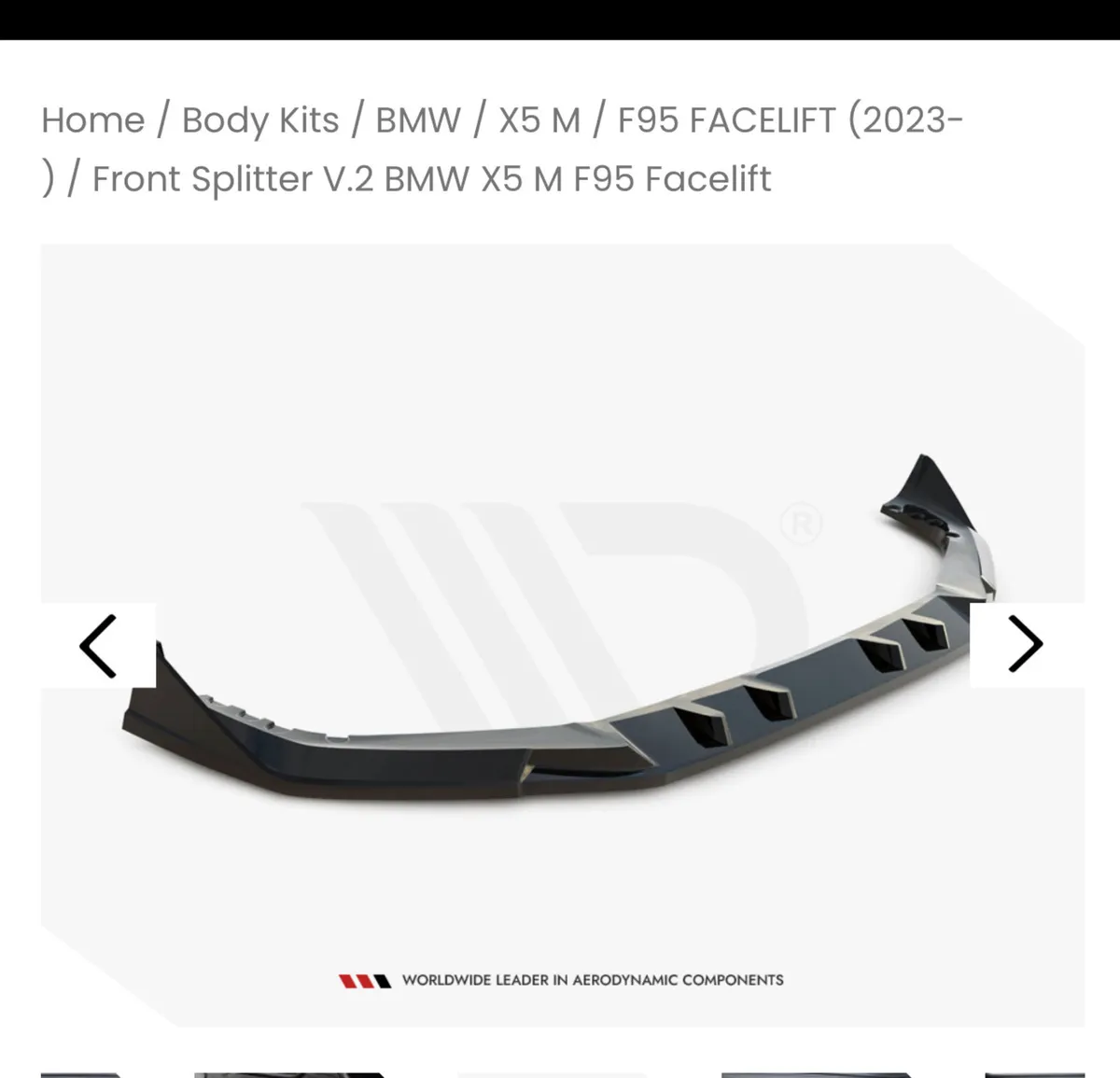 Body Kit BMW X5 M F95 Facelift - Image 3