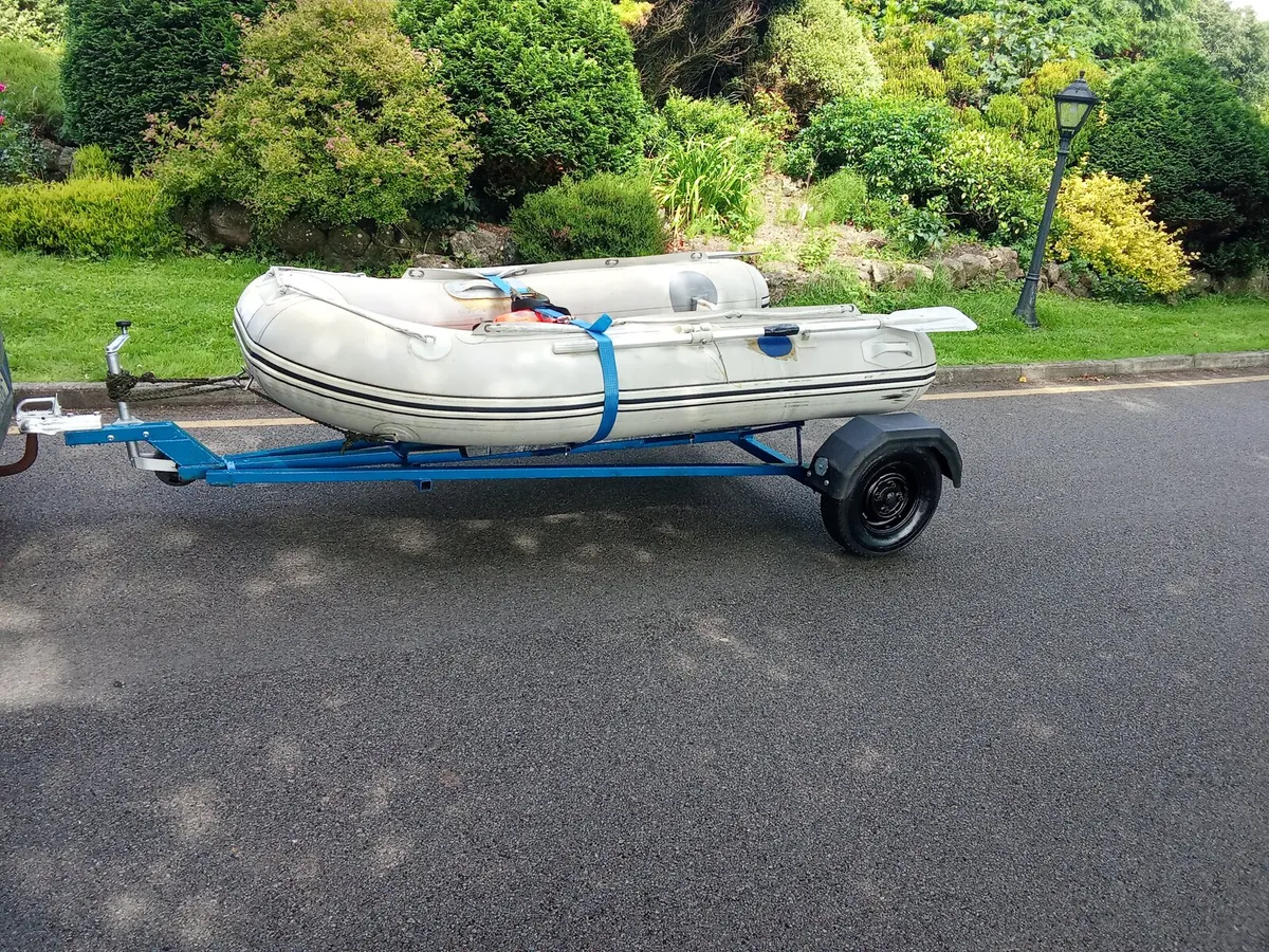 Inflatable RIB +trailer+engine - Image 4