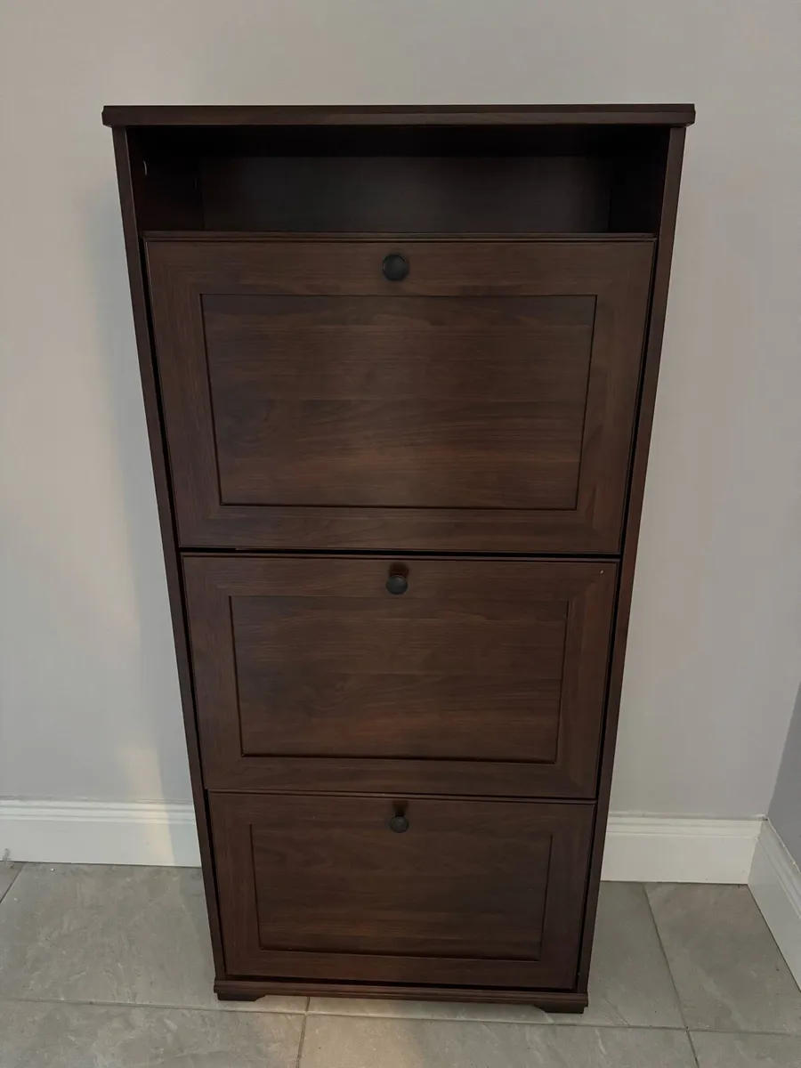 IKEA BRUSALI Shoe Cabinet – Brown - Image 3