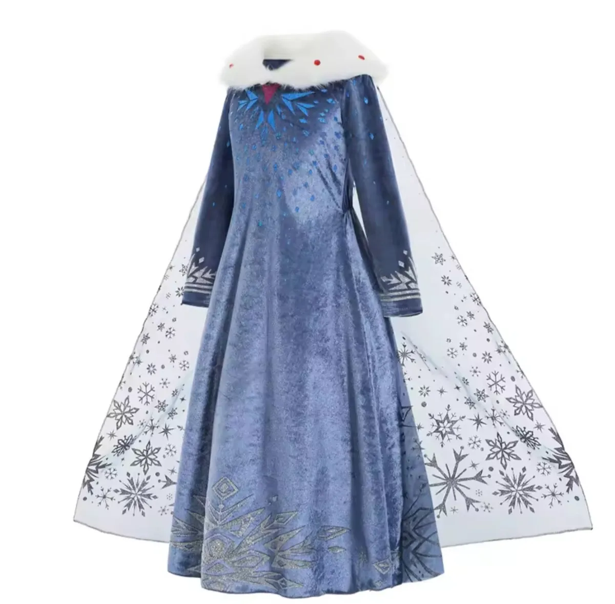 Elsa Dress for Girl Princess Birthday Party Winter - Image 2