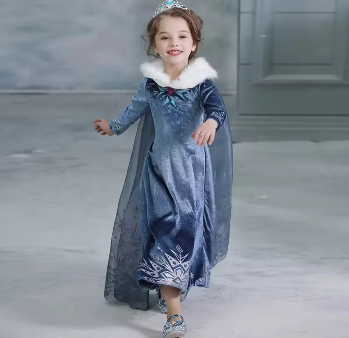 Elsa Dress for Girl Princess Birthday Party Winter - Image 4