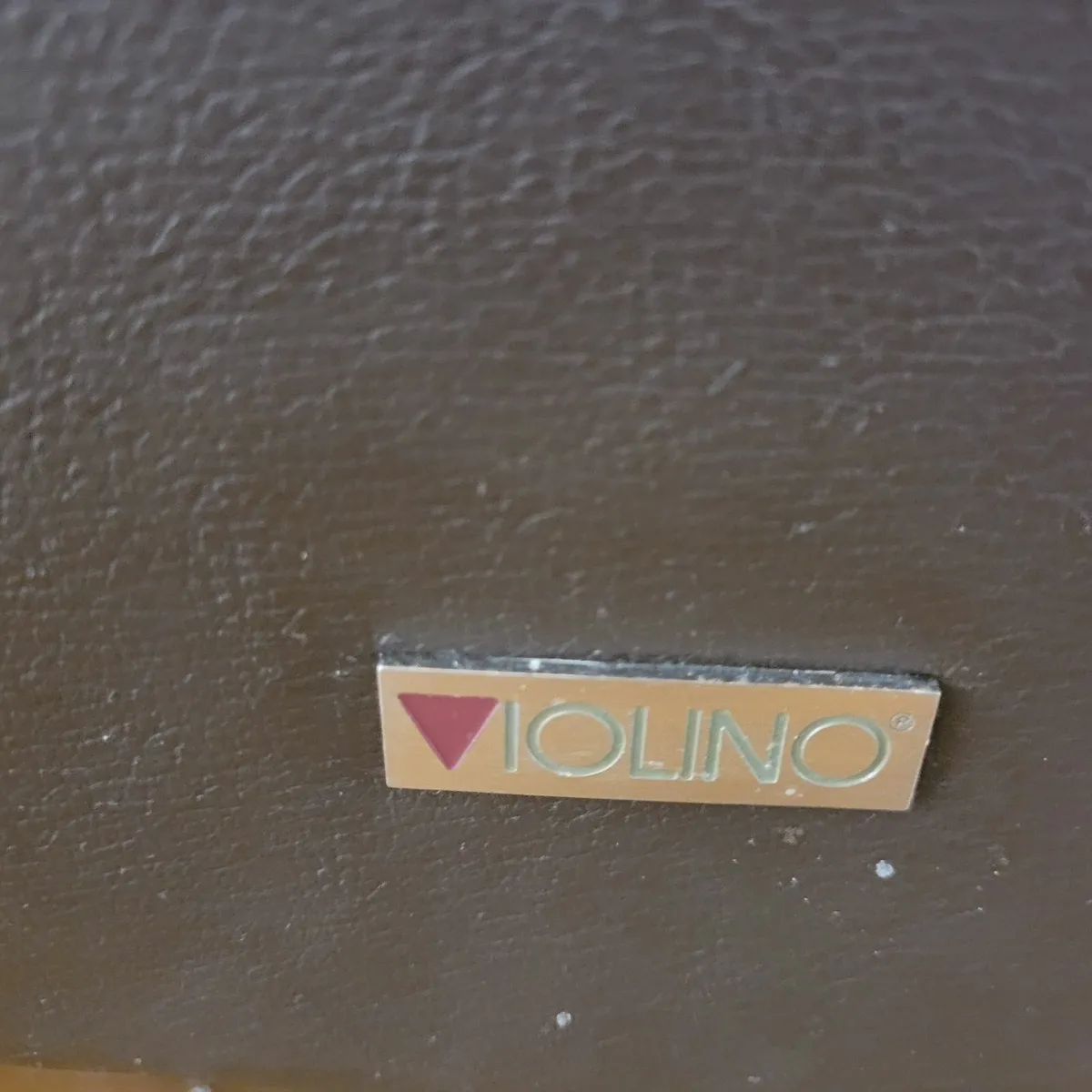 Brown Italian leather sofa - Image 3