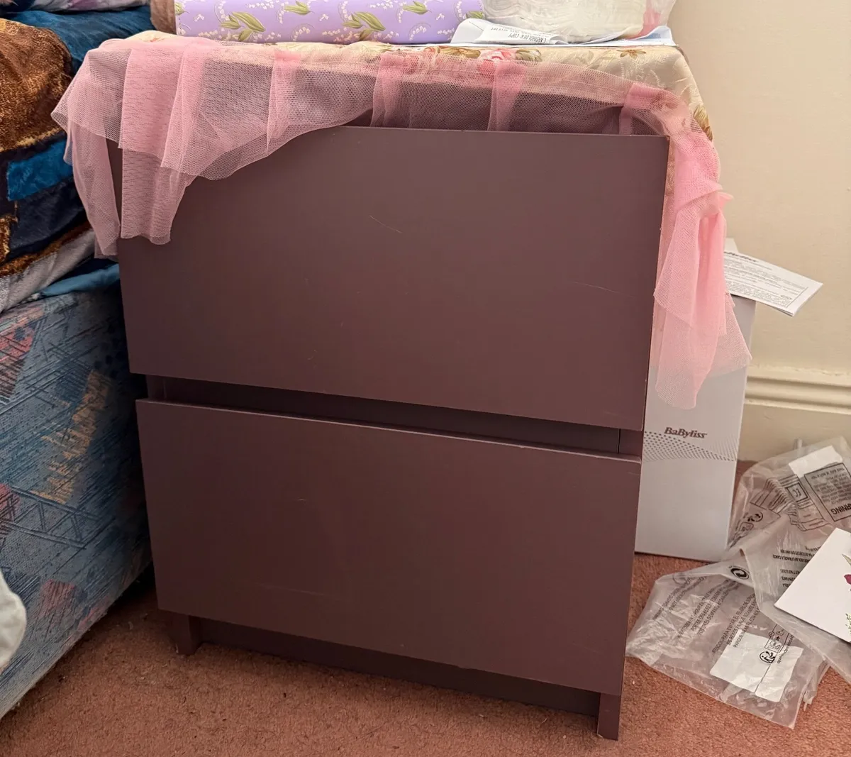 2 Bedside cabinet - Image 1