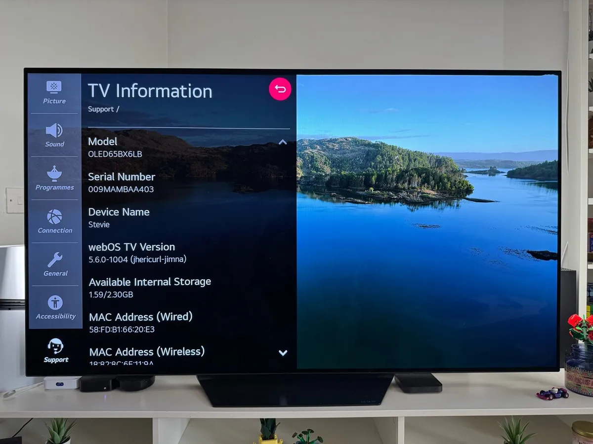 LG 65” BX OLED Smart TV - Image 3