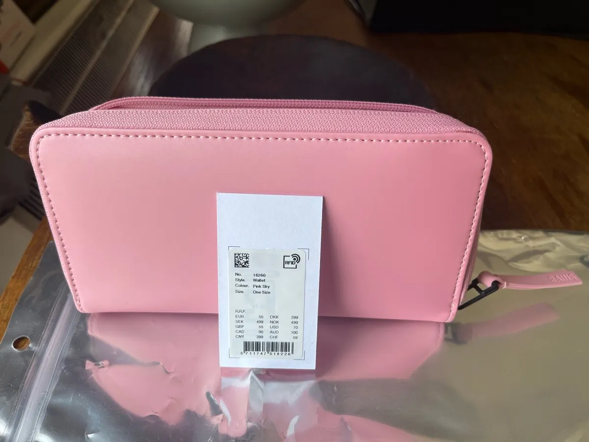 RAINS wallet, pink, BNWT - Image 4