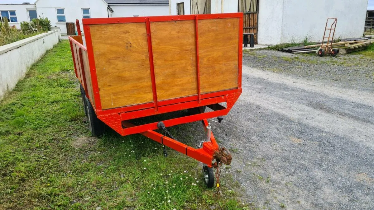 4 Wheel Trailer - unique colour - Image 3
