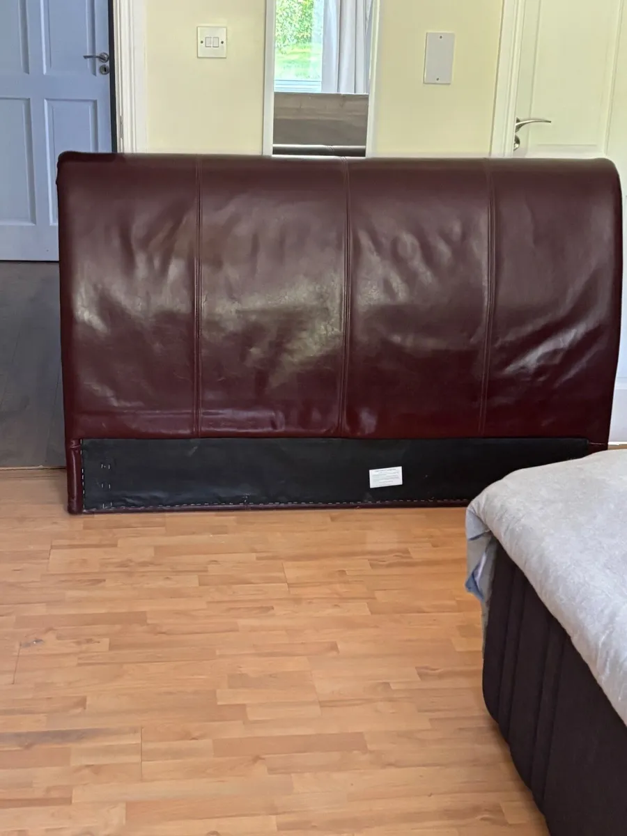 Leather headboard - Image 1