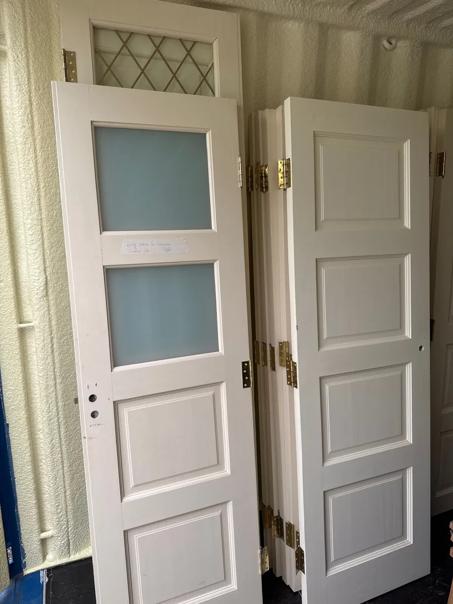 Solid Cream Sprayed Interior Doors - Image 3