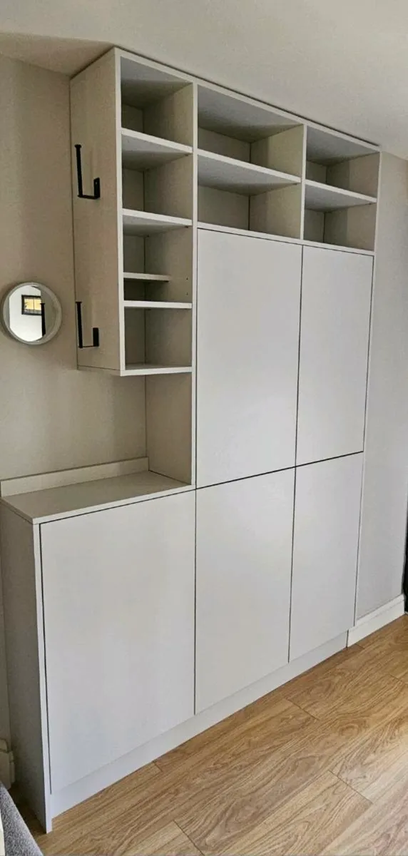 Storage Shoe Cabinet and Coat Hanger - Image 2