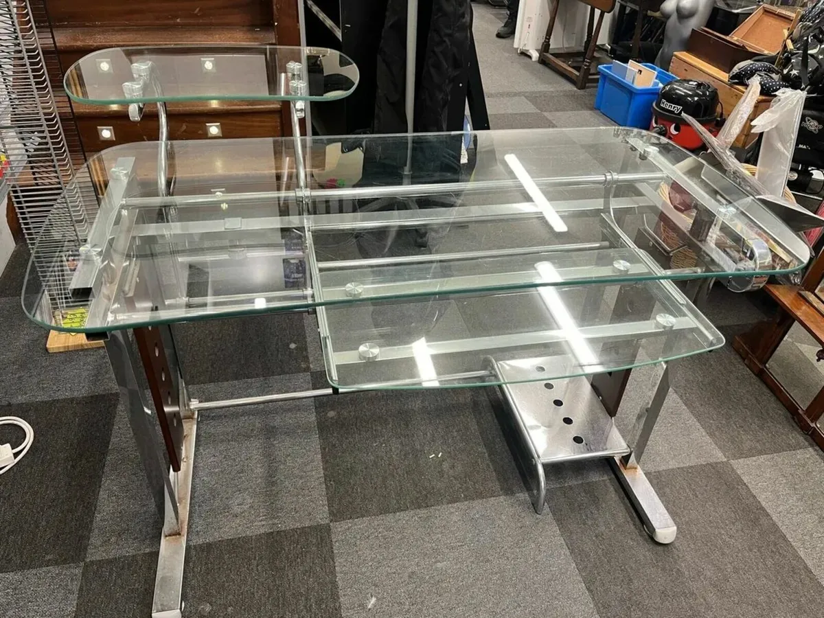 Glass Desk - Image 2