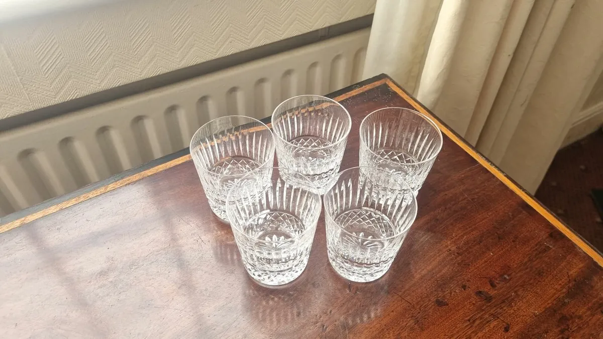 6 Waterford Glass  Tumbler Glasses